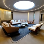 Sleek Curved Silhouette Two-Tone Upholstered 3-Piece Sofa Set